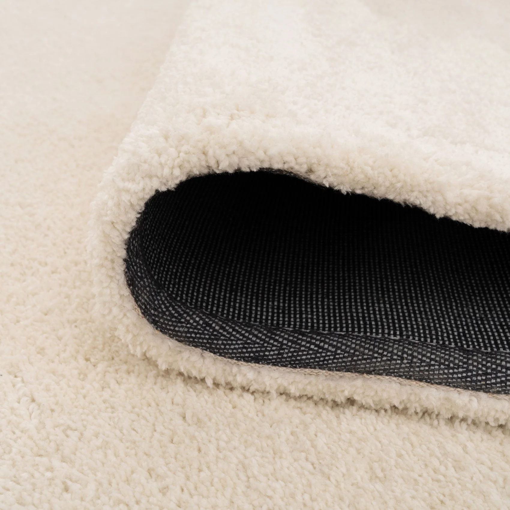 Premium Cream Shaggy Rug - Lace - Image 5