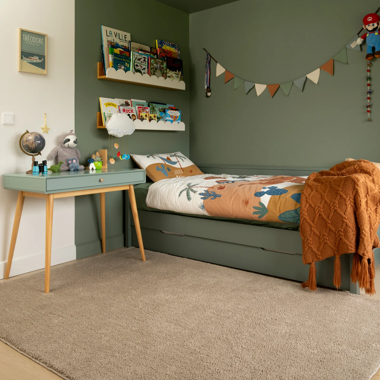 Soft Washable Beige Shaggy Rug - Image 6