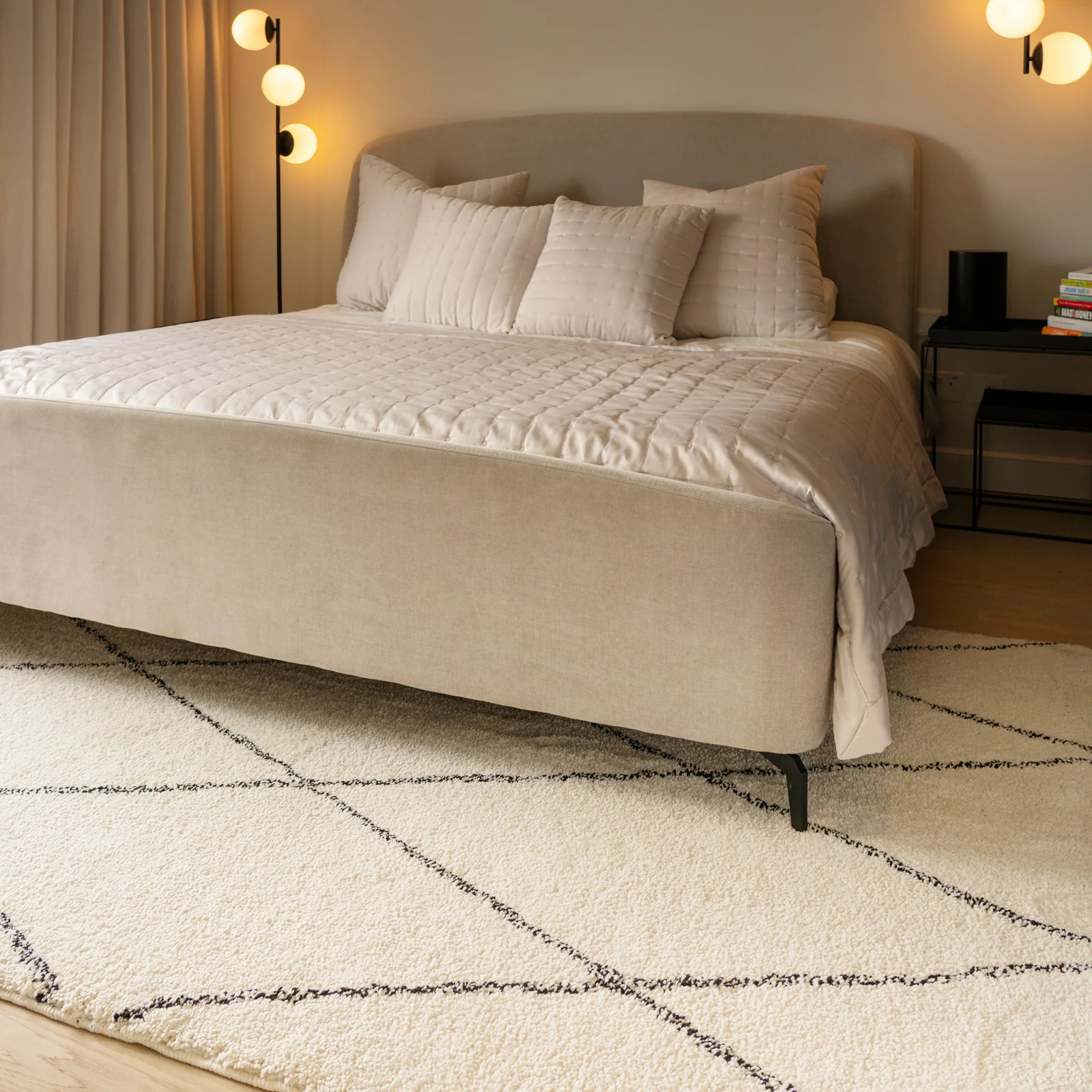 Soft Washable Moroccan Shaggy Rug - Zina - Image 3