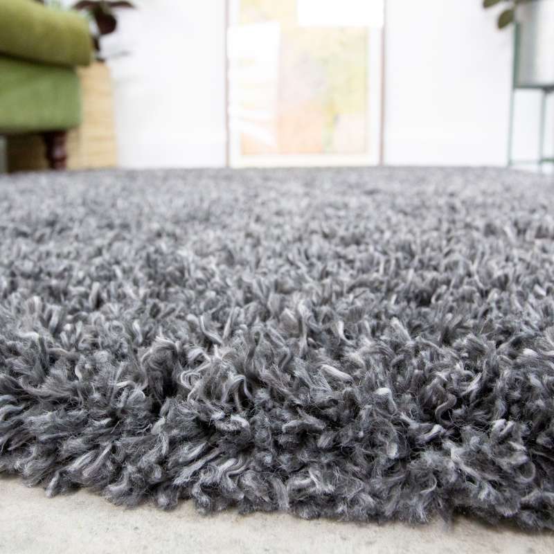 Soft Everyday Grey Shaggy Rug - Image 5